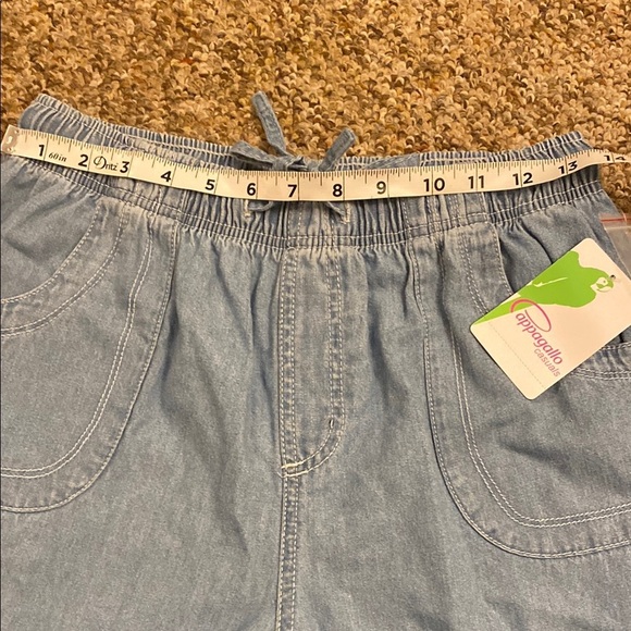 Cappagallo Casualz Denim Capri Pants Sz S NWT - Picture 4 of 14